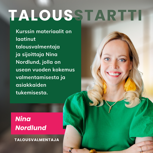 Talousstartti - oma talous haltuun!